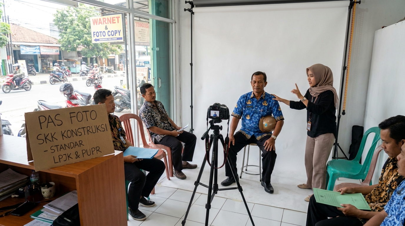 Panduan Lengkap Pas Foto Sertifikat SKK Konstruksi 2026