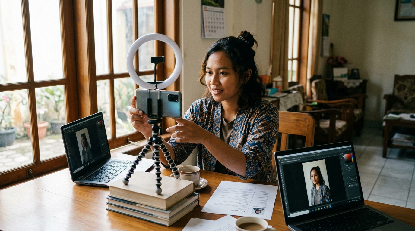 Panduan Foto Profesional CV dan LinkedIn 2026: Tampil Meyakinkan di Mata Rekruter