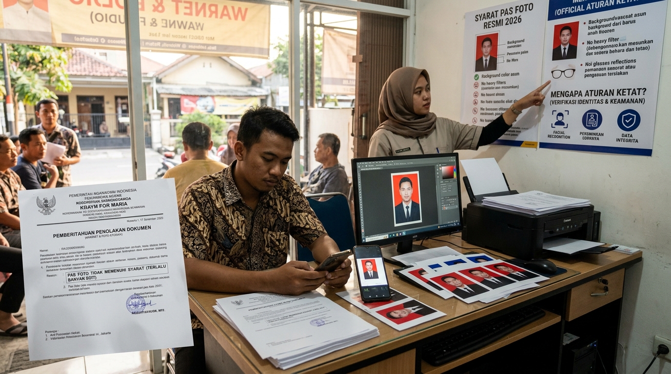 Misteri Dibalik Penolakan: Batasan Editing Pas Foto Dokumen Resmi di Tahun 2026