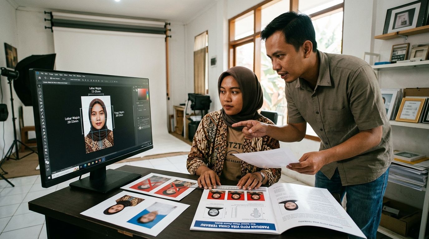 Panduan Lengkap Ukuran Foto Visa China 2026: Hindari Penolakan