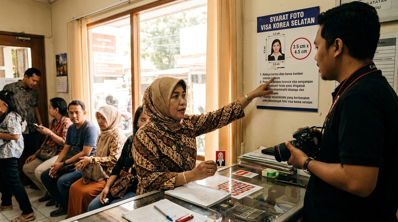 Syarat Foto Visa Korea Selatan 2026: Panduan Lengkap Ketentuan Biometrik