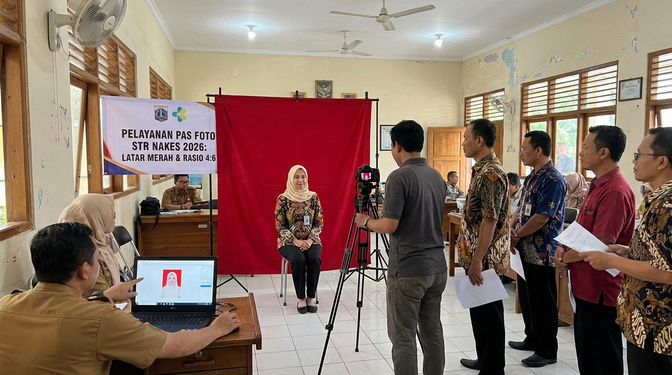 Panduan Lengkap Pas Foto STR Nakes 2026: Syarat, Background, dan Tips Lolos Verifikasi