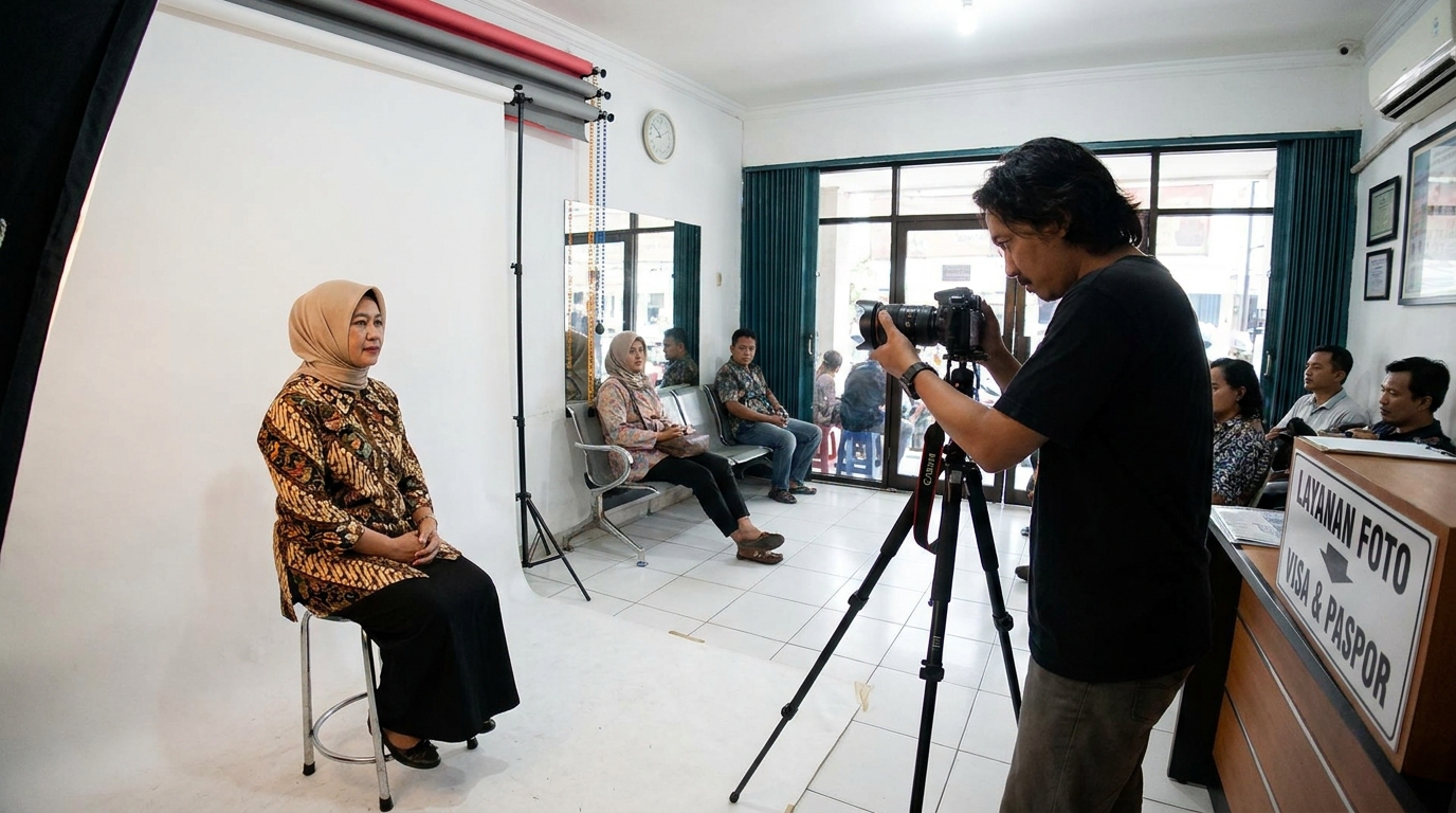 Panduan Foto Visa Remote Worker Indonesia (E33) Terbaru 2026