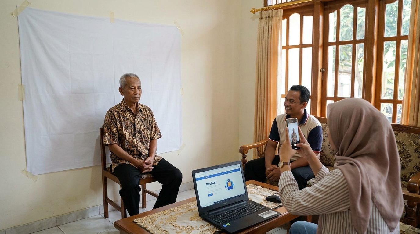 Panduan Praktis Pas Foto di Rumah untuk Lansia & Disabilitas (Edisi 2026)