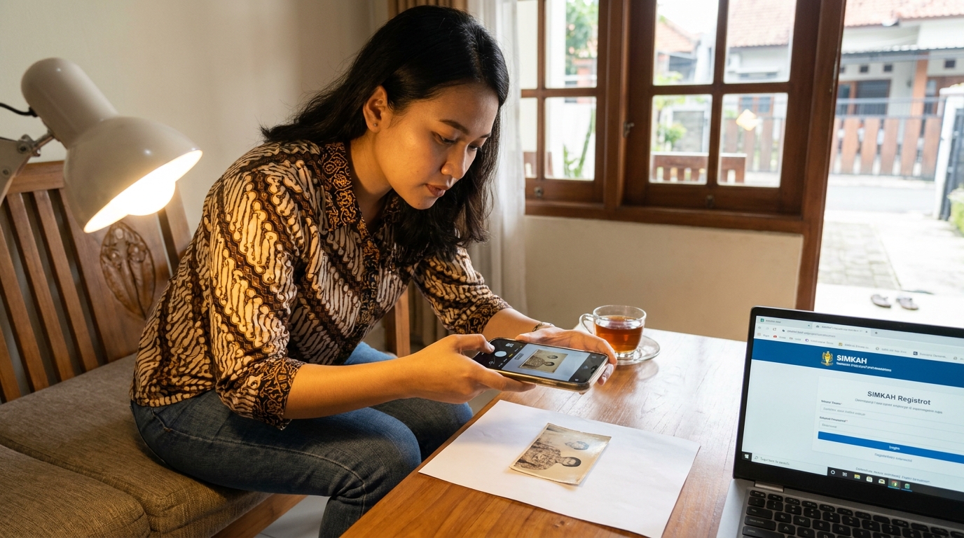 Panduan Scan Pas Foto Online dengan HP untuk SIMKAH 2026