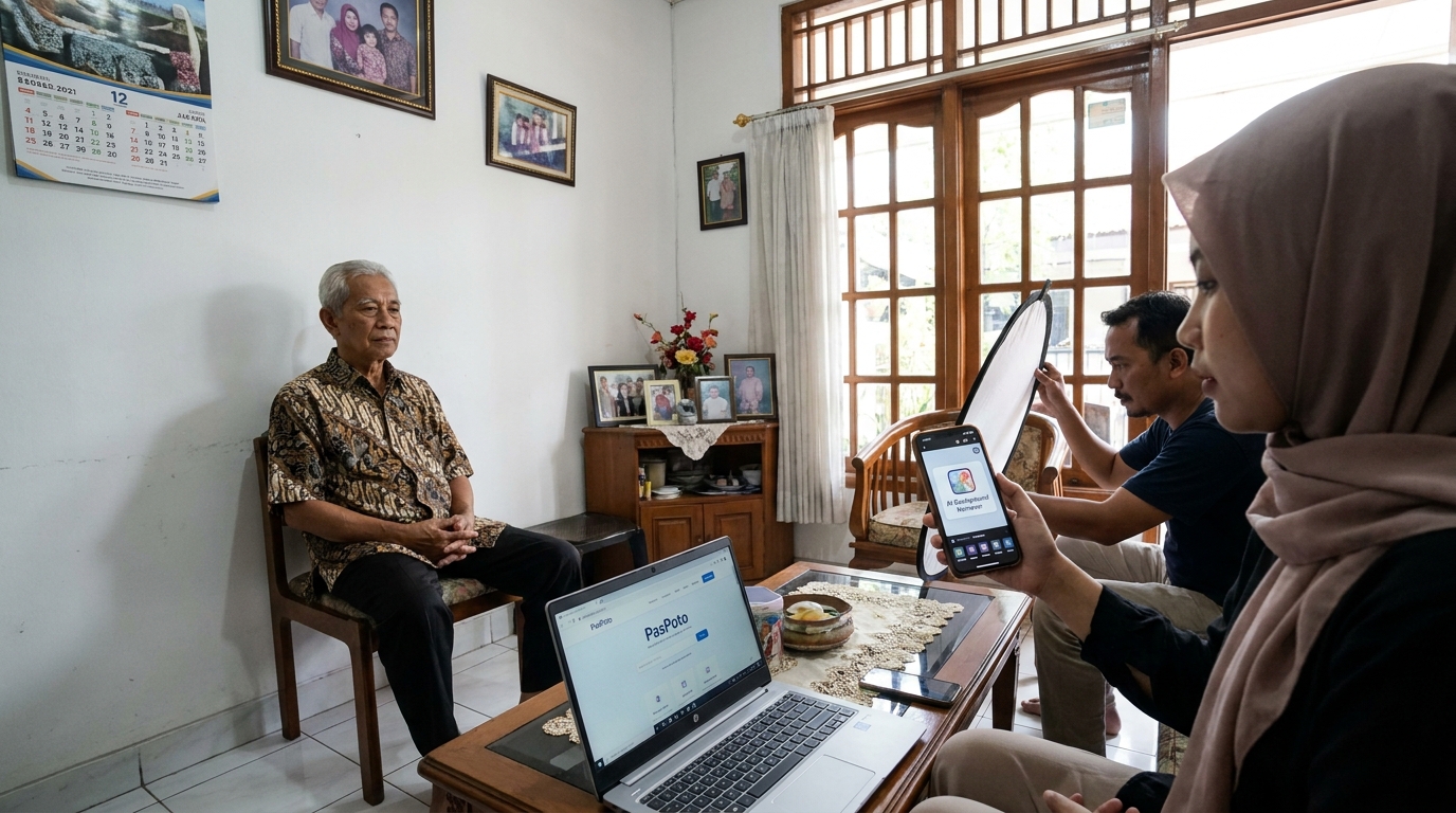 Panduan Lengkap Foto Paspor Lansia di Rumah: Praktis dan Sesuai Ketentuan 2026
