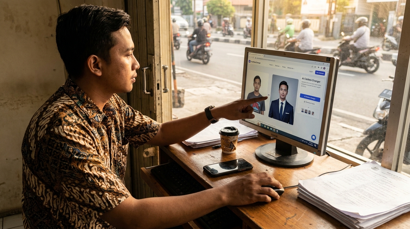 Cara Edit Pas Foto Pakai Jas Secara Online di Tahun 2026
