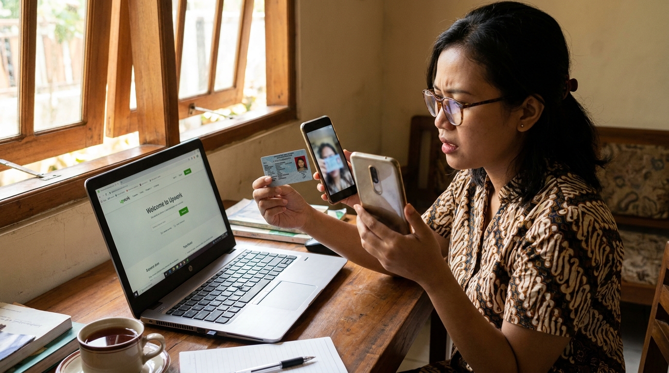 Panduan Lengkap Foto Verifikasi Identitas Upwork 2026: Tips Sukses KYC