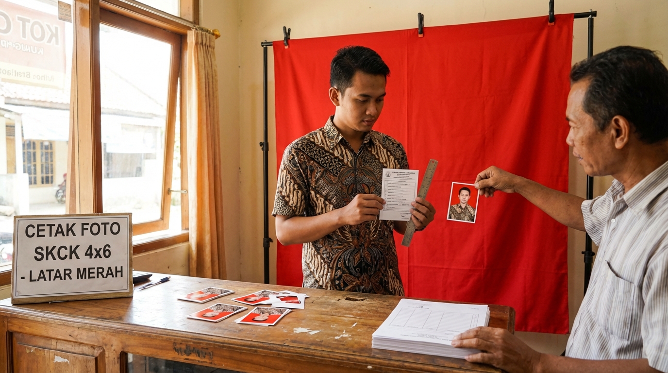 Syarat Foto SKCK Terbaru: Panduan Lengkap Ukuran, Baju, dan Latar