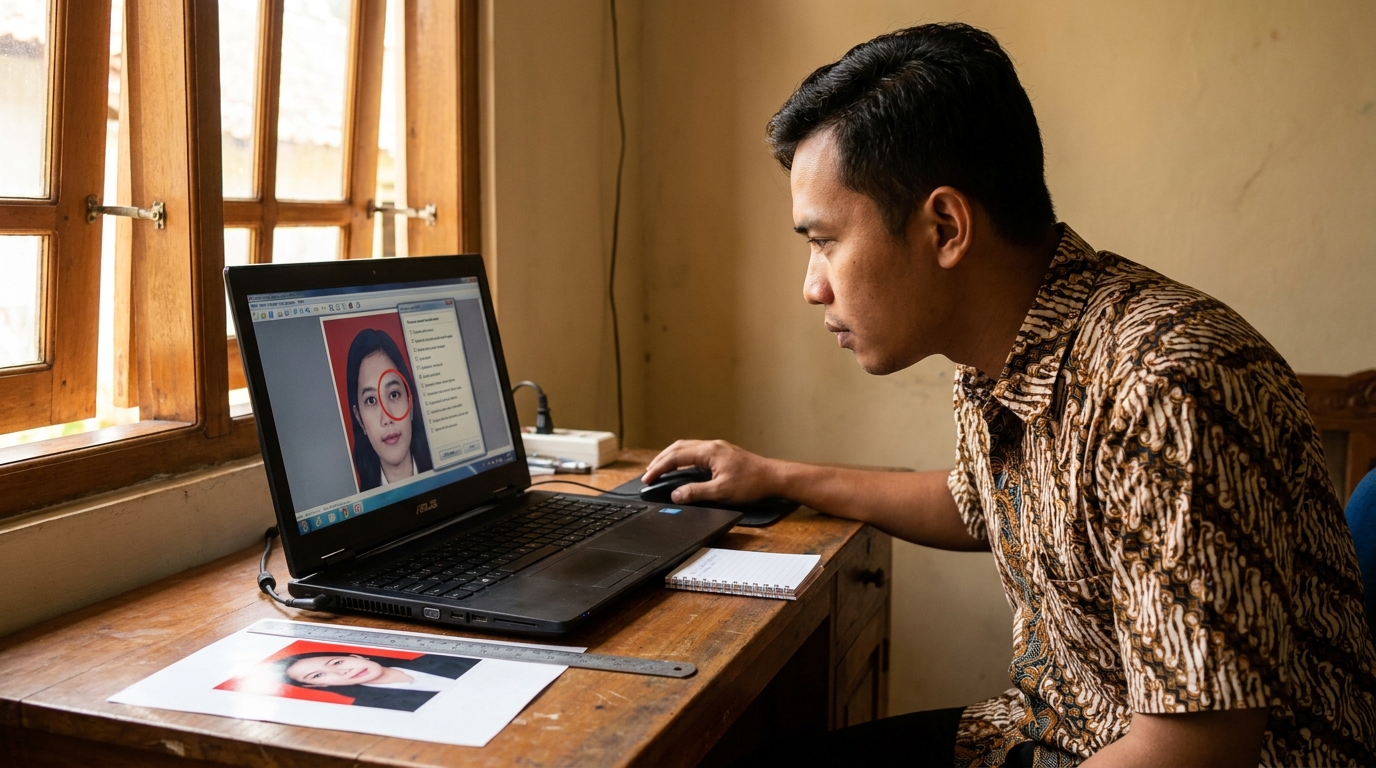 Memahami Standar Biometrik Pas Foto 2026: Mengapa Detail Visual Menentukan Kredibilitas Dokumen Anda