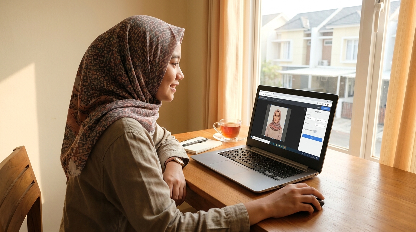 Cara Ubah Ukuran Foto 2x3 Online dan Manual Terbaru 2026