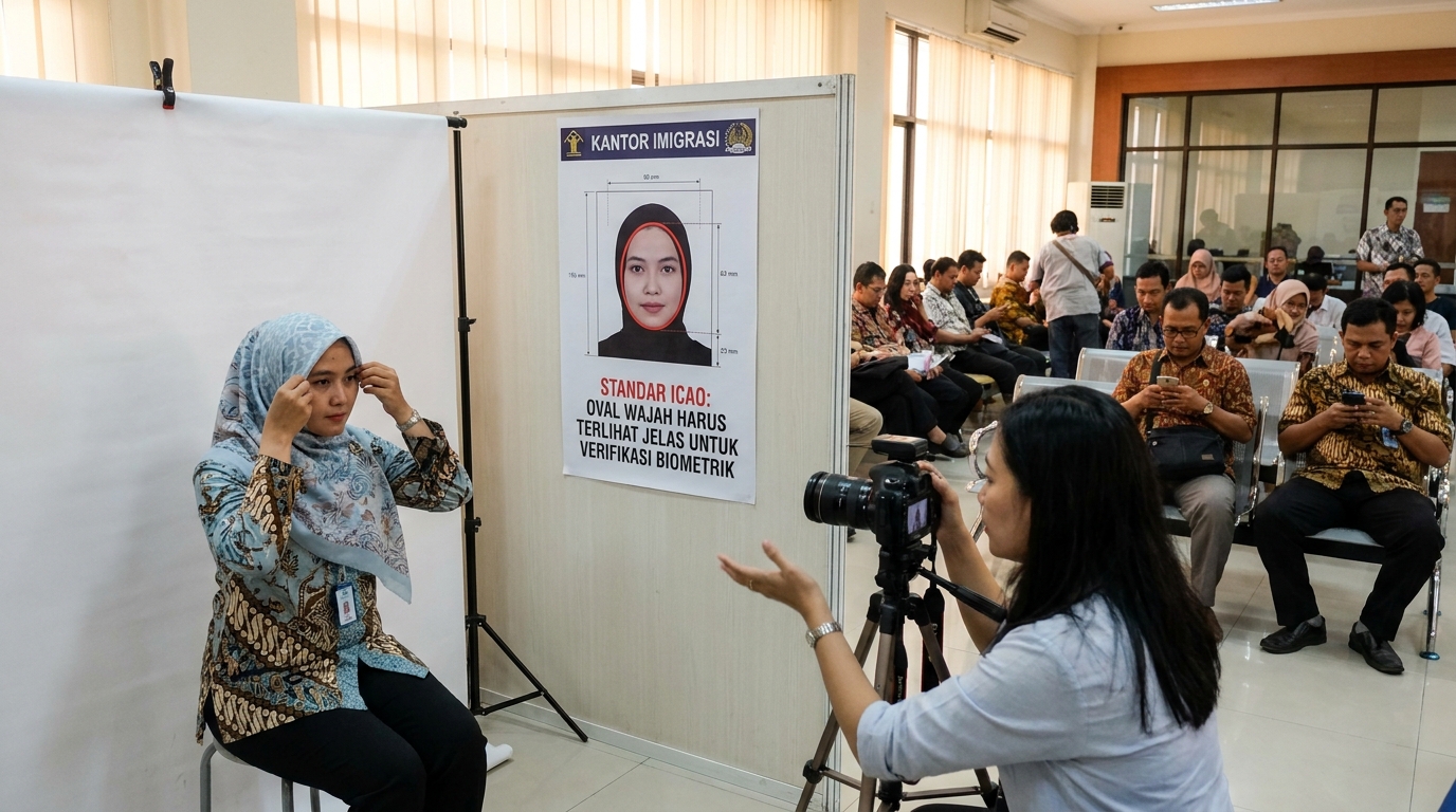 Panduan Pas Foto Hijab Biometrik 2026: Tips Agar Lolos Verifikasi