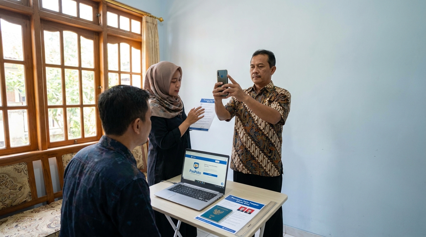 Panduan Lengkap Foto Paspor Dinas Biru 2026: Syarat & Ketentuan Terbaru