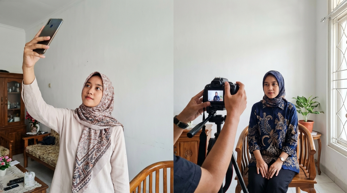 Harga dan Waktu Proses Pas Foto: Studio Fisik vs AI (Data Nyata 2026)