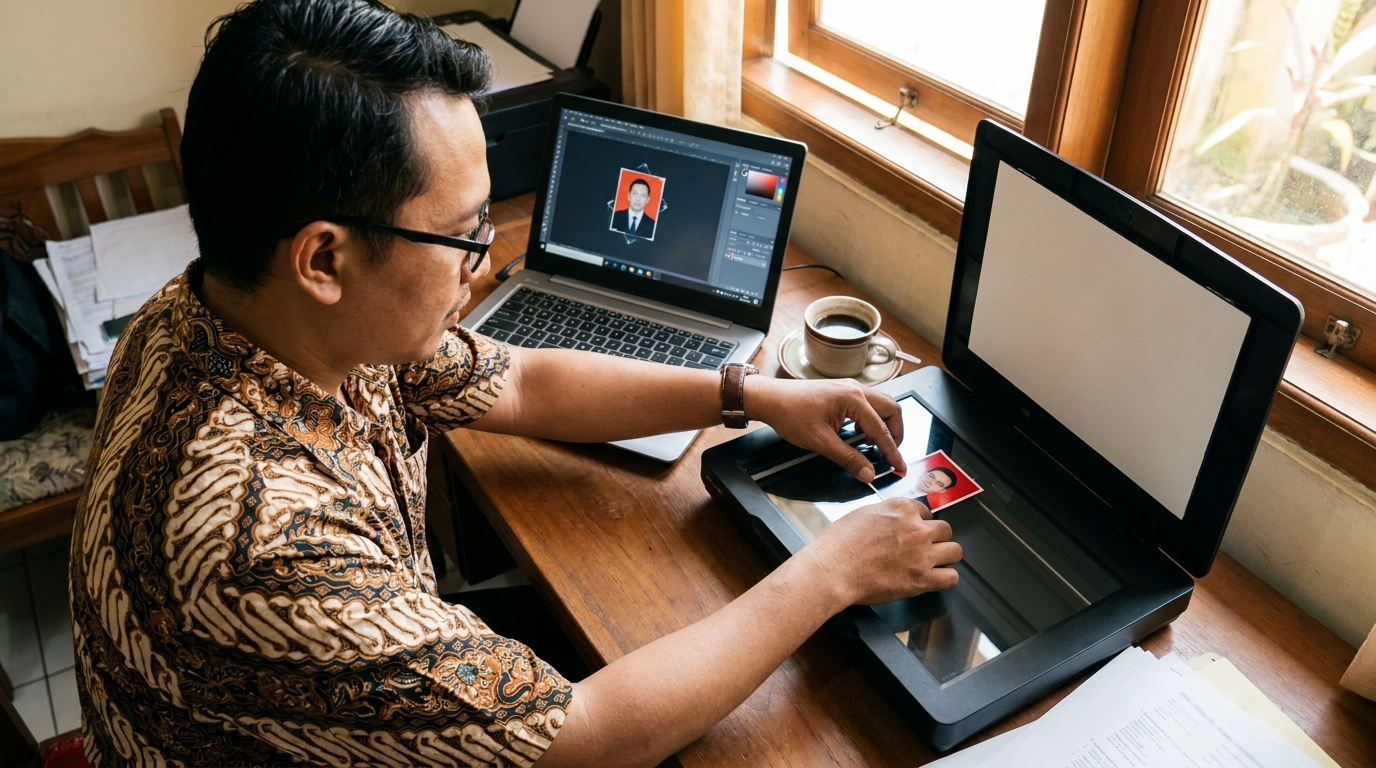 Cara Menghilangkan Moire Pattern Pas Foto Scan (Panduan 2026)
