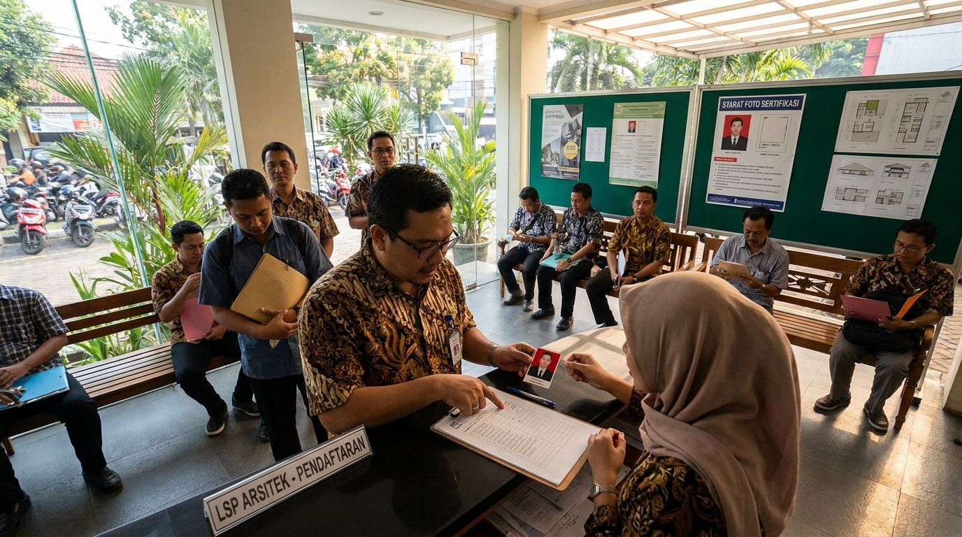 Panduan Lengkap Pas Foto Arsitek LSP 2026: Syarat dan Spesifikasi Terbaru