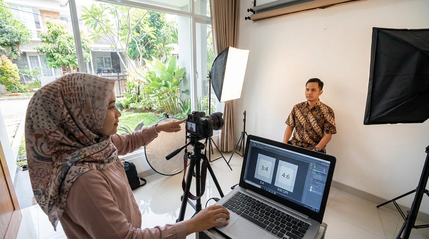 Panduan Pas Foto Content Creator Profesional Terbaru 2026: Standar & Tips Praktis