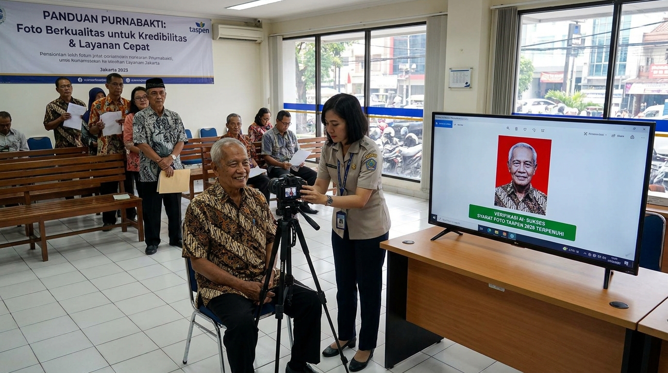 Syarat Foto Taspen 2026: Panduan Lengkap Standar Visual Purnabakti