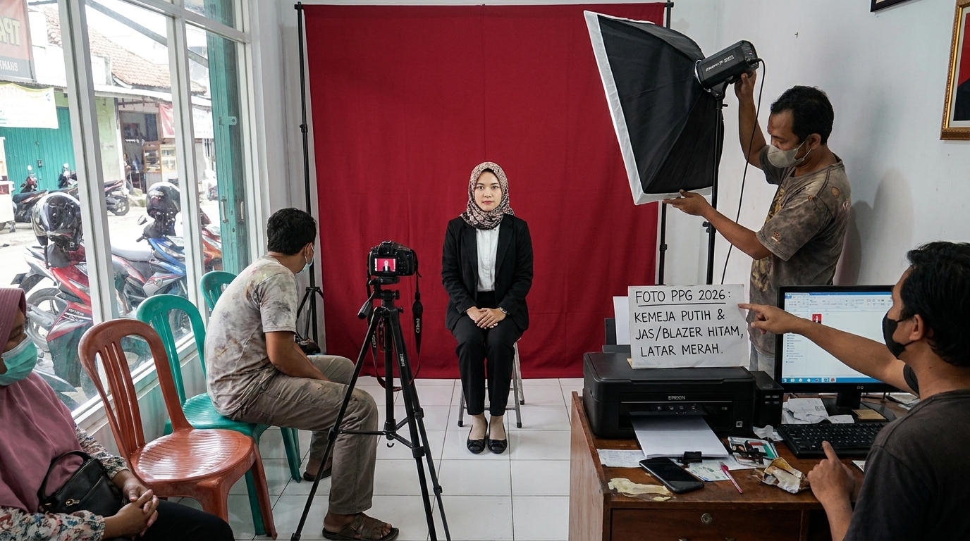 Panduan Foto Pendaftaran PPG 2026: Syarat Terbaru, Pakaian, dan Cara Buat