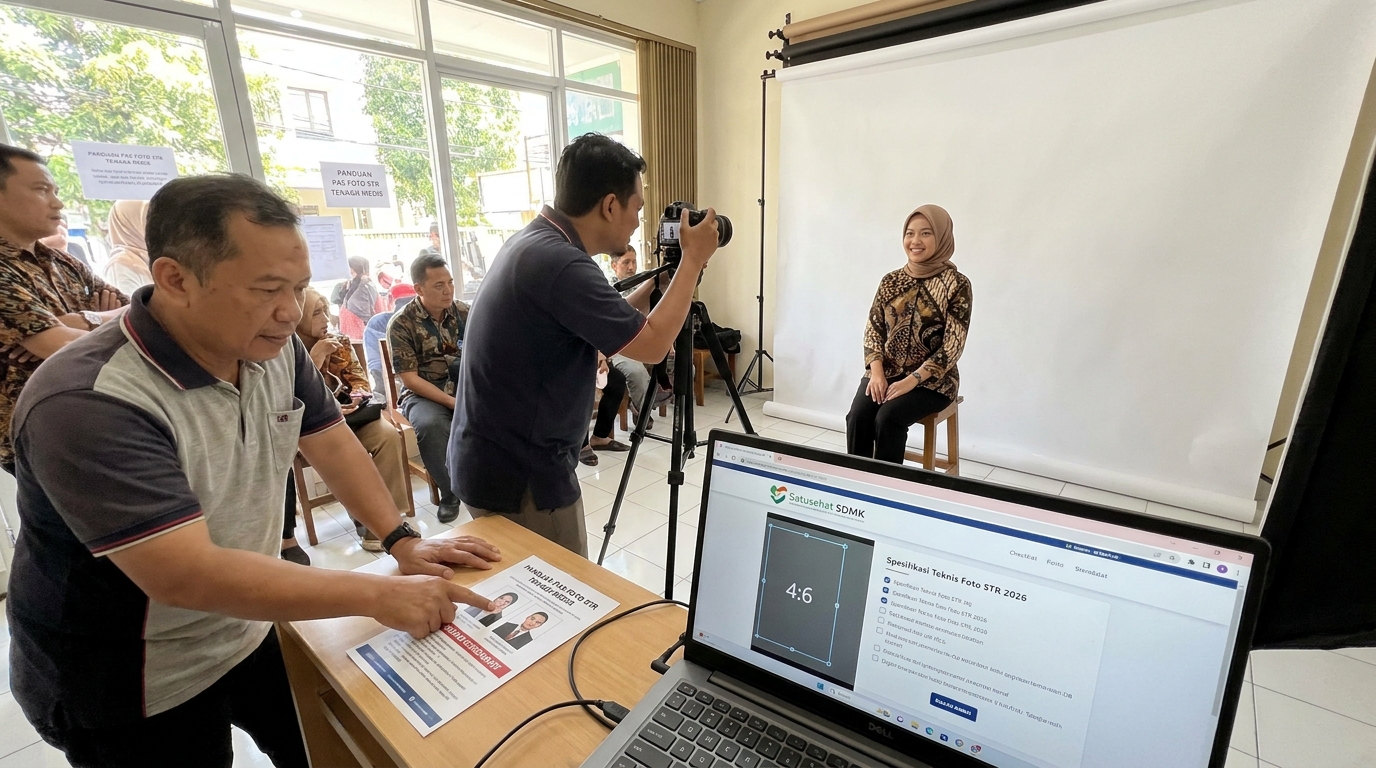 Syarat Foto STR 2026: Panduan Lengkap Satusehat SDMK agar Verifikasi Lancar