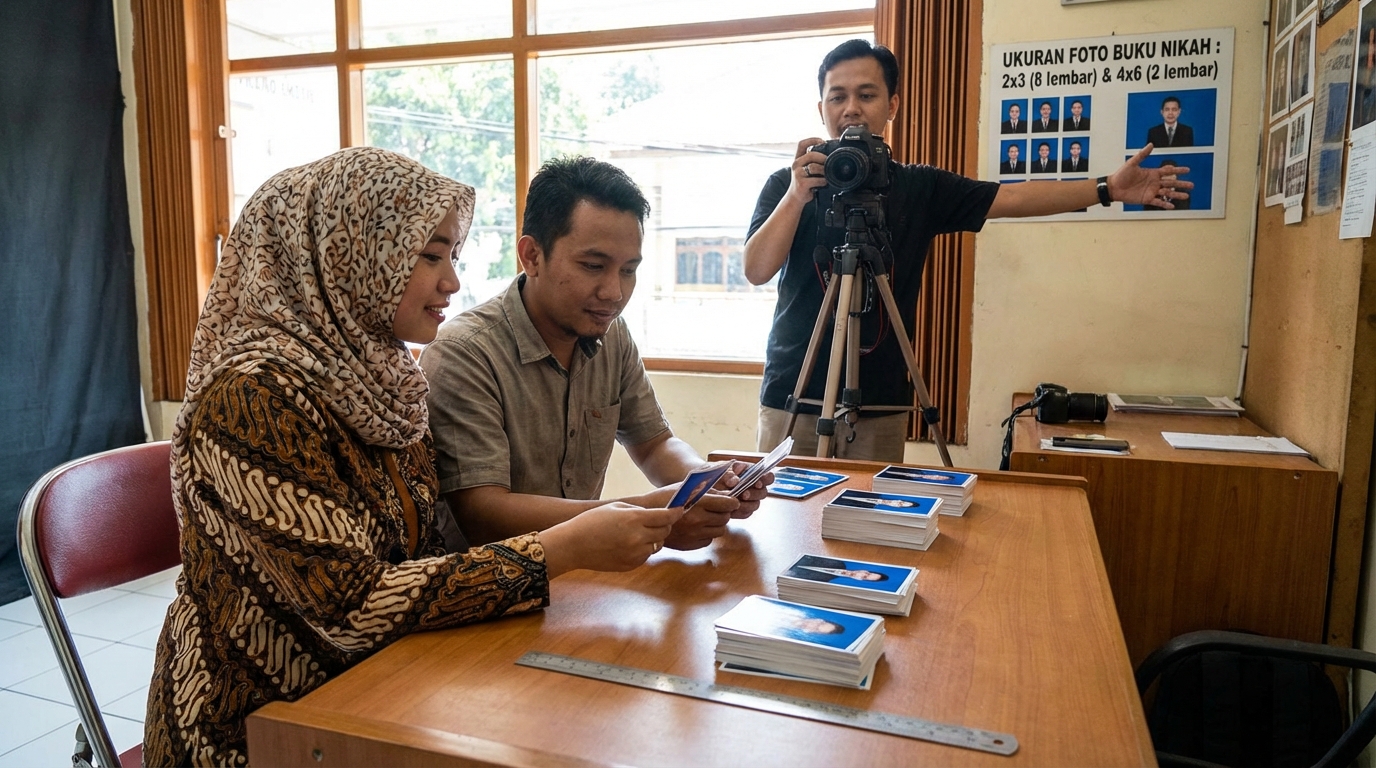 Ukuran Foto Buku Nikah Terbaru: Panduan Standar Kemenag & Tips Anti-Gagal
