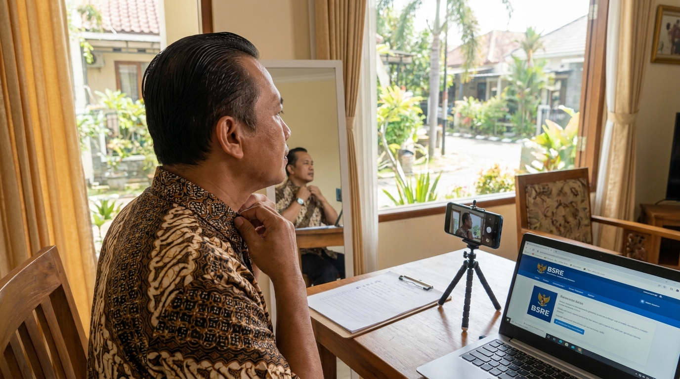 Panduan Lengkap Foto Verifikasi BSRE 2026: Syarat & Cara Buat
