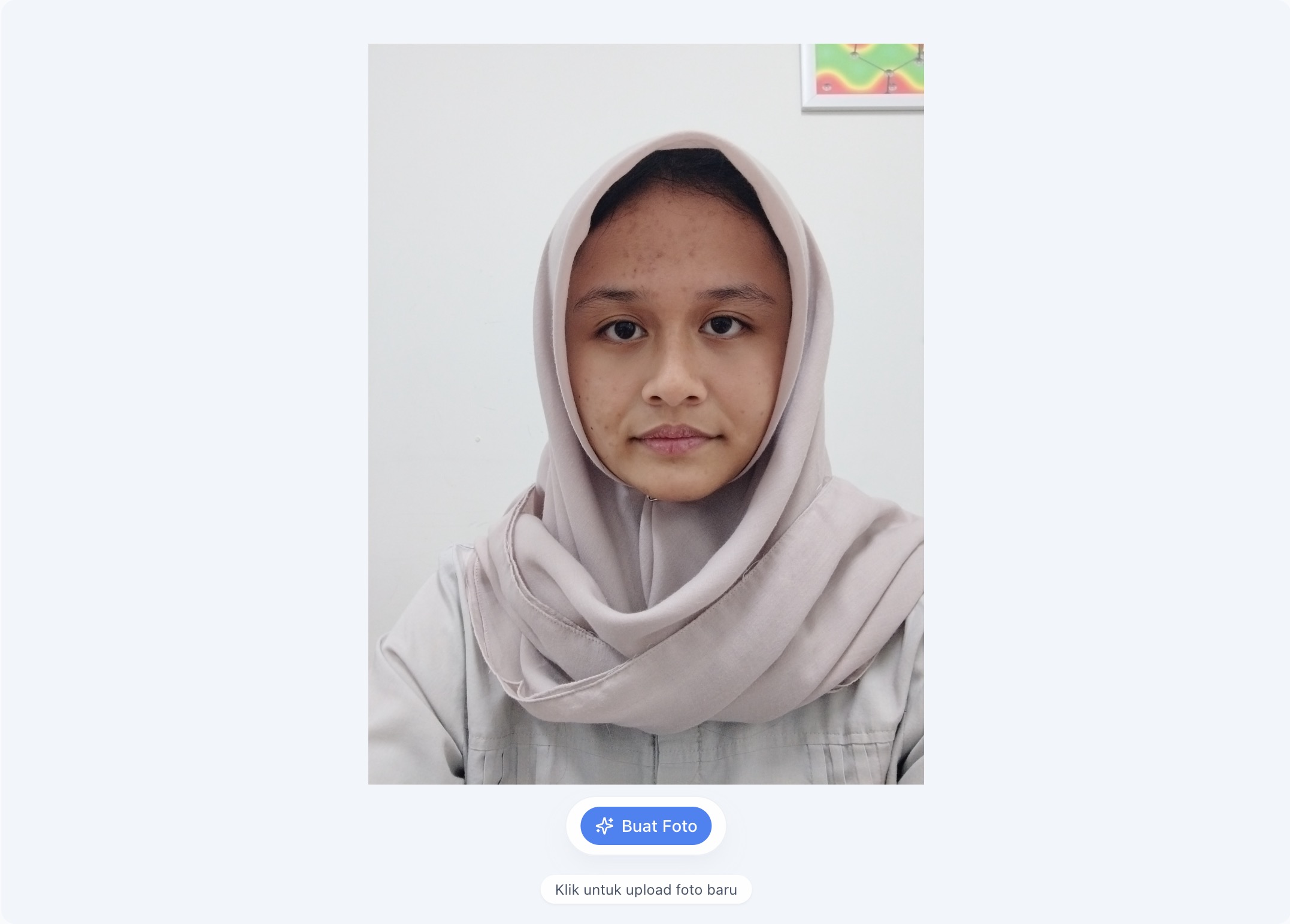 Upload selfie for ID photos online