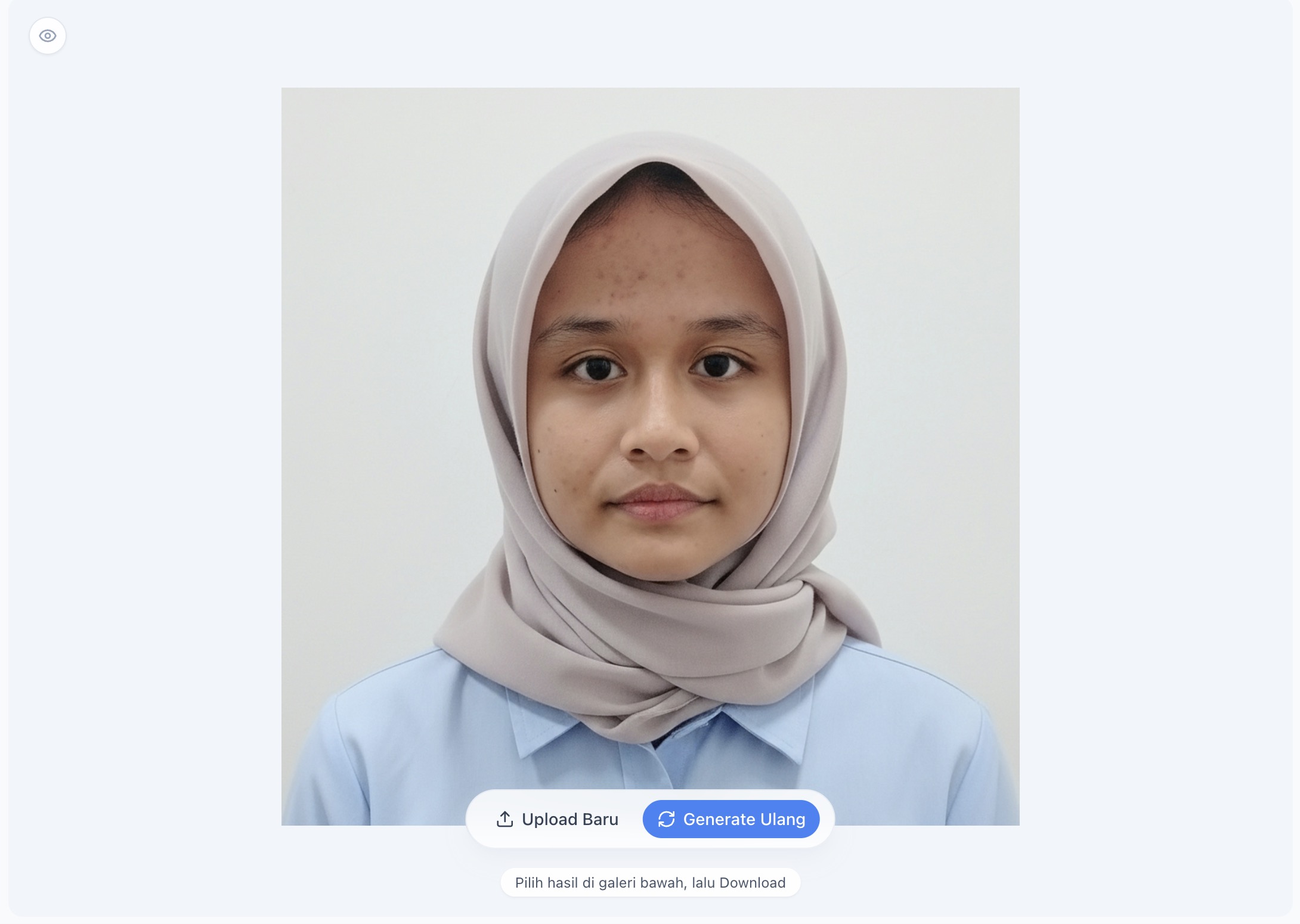 Refined visa photo result ready for review